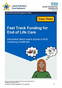 Fast Track Funding for End of Life Care